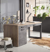 Scrivania da ufficio porta PC stile Industrial con 1 anta e 2 cassetti color rovere e nero 170 cm Casa e cucina/Arredamento/Studio/Scrivanie e postazioni di lavoro/Postazioni di lavoro per computer Decor Space - Altamura, Commerciovirtuoso.it