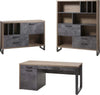 Scrivania da ufficio porta PC stile Industrial con 1 anta e 2 cassetti color rovere e nero 170 cm Casa e cucina/Arredamento/Studio/Scrivanie e postazioni di lavoro/Postazioni di lavoro per computer Decor Space - Altamura, Commerciovirtuoso.it