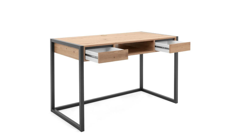 Scrivania Denver 30 L120xP60XH75 quercia antracite