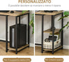 Scrivania-Doppia-con-Scaffali-e-Mensola-per-Monitor-in-Stile-Industriale,-Scrivania-con-Libreria-Salvaspazio-per-Ufficio-e-Studio-in-Metallo-e-MDF,-200x53x100cm,-Nero-Marrone-ZX3836-374ZX3