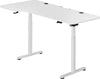 Scrivania-Elettrica-Regolabile-Altezza-160x75x72-117cm-Bianco-Console-di-Comando