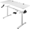 Scrivania-Elettrica-Regolabile-Altezza-160x75x72-117cm-Bianco-Console-di-Comando