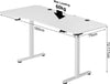 Scrivania-Elettrica-Regolabile-Altezza-160x75x72-117cm-Bianco-Console-di-Comando