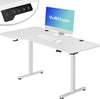Scrivania-Elettrica-Regolabile-Altezza-160x75x72-117cm-Bianco-Console-di-Comando