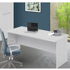 Scrivania Ibisco 180x80x74H cm bianco frassinato
