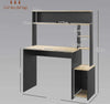 Scrivania-Moderna-con-Ripiani-e-Supporto-per-CPU-in-Legno,-114x45x138cm,-Grigio-e-Legno-Naturale-CK1920-081V00GYCK1