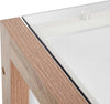Scrivania-Moderna-di-Design-in-Legno-e-Vetro-Temperato-con-Cassetto,-Bianca-e-Color-Legno,-per-Ufficio,-120x60x75cm-ZD9836-164ZD9
