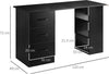 Scrivania-Moderna-in-Legno-con-3-Cassetti-e-3-Ripiani-per-Camera-e-Ufficio,-120x49x72cm,-Nero-XS2836-068V01BKXS2