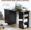 Scrivania-Moderna-in-Legno-con-3-Cassetti-e-3-Ripiani-per-Camera-e-Ufficio,-120x49x72cm,-Nero-XS2836-068V01BKXS2