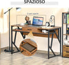 Scrivania-Moderna-in-Metallo-e-MDF-Stile-Industriale,-Mensole-e-Cassetto-per-Casa-e-Ufficio,-120x60x76cm-Nero-Marrone-XV2836-376XV2