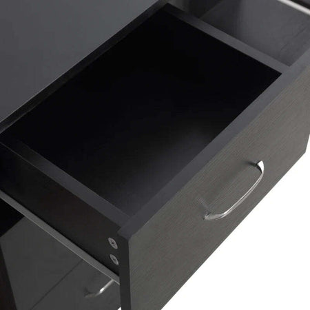Scrivania-PC-con-3-Ripiani-e-3-Cassetti-per-Camera-e-Ufficio,-in-Legno-MDF,-120x49x72-cm,-Nera-XA7836-068BKXA7