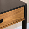 Scrivania-per-Camera-e-Ufficio-con-Cassetto-Stile-Industriale,-110x50x76cm,-Noce-e-Nero-QW1836-507QW1