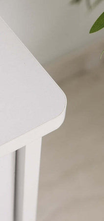 Scrivania-per-Computer-Compatta,-Scrivania-PC-Fisso-in-Legno-Bianco-con-Ripiano-Tastiera-Estraibile-e-Mensole-104x48x95.5cm-XN5836-262WTXN5