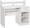 Scrivania-per-Computer-Compatta,-Scrivania-PC-Fisso-in-Legno-Bianco-con-Ripiano-Tastiera-Estraibile-e-Mensole-104x48x95.5cm-XN5836-262WTXN5