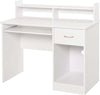 Scrivania-per-Computer-Compatta,-Scrivania-PC-Fisso-in-Legno-Bianco-con-Ripiano-Tastiera-Estraibile-e-Mensole-104x48x95.5cm-XN5836-262WTXN5