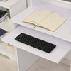 Scrivania-per-Computer-Compatta,-Scrivania-PC-Fisso-in-Legno-Bianco-con-Ripiano-Tastiera-Estraibile-e-Mensole-104x48x95.5cm-XN5836-262WTXN5