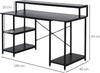 Scrivania-per-Computer-con-Ripiani-per-Monitor-e-CPU,-Scrivania-da-Ufficio-per-Casa,-Studio-e-Lavoro,-Nera,-140-x-60-x-93cm-ZJ2836-202ZJ2