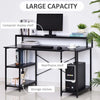 Scrivania-per-Computer-con-Ripiani-per-Monitor-e-CPU,-Scrivania-da-Ufficio-per-Casa,-Studio-e-Lavoro,-Nera,-140-x-60-x-93cm-ZJ2836-202ZJ2