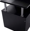 Scrivania-per-Computer-Moderna-con-Cassetti,-Ripiani-e-Tastiera-Estraibile,-Scrivania-da-Ufficio-per-Casa-in-Legno-Nero-152x60x88cm-ZB5920-013ZB5
