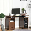 Scrivania-per-Computer-Moderna-Porta-PC-in-Legno-con-Cassetti,-Scrivania-Salvaspazio-Con-Libreria,-Mensola-Estraibile-e-Porta-Tastiera,-120x55x85cm,-Marrone-ZA6920-011V01ZA6