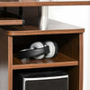 Scrivania-per-Computer-Moderna-Porta-PC-in-Legno-con-Cassetti,-Scrivania-Salvaspazio-Con-Libreria,-Mensola-Estraibile-e-Porta-Tastiera,-120x55x85cm,-Marrone-ZA6920-011V01ZA6