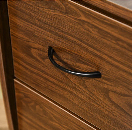 Scrivania-per-Computer-Moderna-Porta-PC-in-Legno-con-Cassetti,-Scrivania-Salvaspazio-Con-Libreria,-Mensola-Estraibile-e-Porta-Tastiera,-120x55x85cm,-Marrone-ZA6920-011V01ZA6