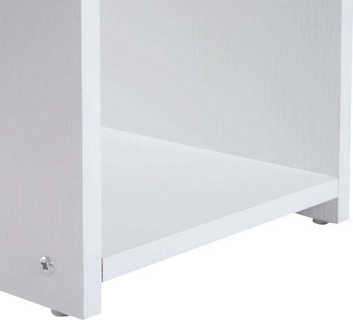 Scrivania-per-Computer-Porta-PC-Moderna-Salvaspazio,-Scrivania-da-Uffcio-con-Ripiano-per-CPU-e-Mensola-Tastiera-Estraibile-in-Legno,-80x45x75cm,-Bianco-QU6836-092WTQU6