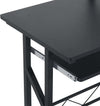 Scrivania-per-Computer-Salvaspazio-in-Acciaio-e-Legno,-Scrivania-da-Ufficio-con-Cassetto,-Ripiano-Tastiera-Estraibile-90-x-50-x-95cm-YG8920-018BKYG8