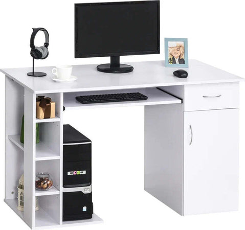 Scrivania-per-PC-Ergonomica-con-Mensole,-Armadietto,-Cassetto-e-Piano-Tastiera-Estraibile,-Bianca,-120x60x74cm-ZQ1920-012V01WTZQ1