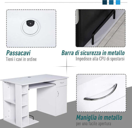 Scrivania-per-PC-Ergonomica-con-Mensole,-Armadietto,-Cassetto-e-Piano-Tastiera-Estraibile,-Bianca,-120x60x74cm-ZQ1920-012V01WTZQ1
