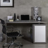 Scrivania per ufficio e stanzetta, con anta e 3 ripiani a giorno da 140 cm Casa e cucina/Arredamento/Studio/Scrivanie e postazioni di lavoro/Scrivanie Decor Space - Altamura, Commerciovirtuoso.it