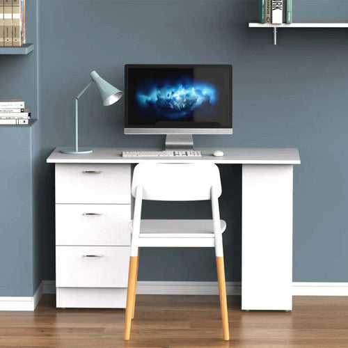 Scrivania-Porta-PC-con-3-Cassetti-e-3-Ripiani,-Scrivania-per-Camera-e-Ufficio-in-Legno-120x49x72cm-Bianco-ZS6836-068WTZS6