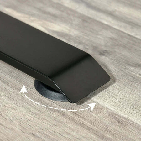 Scrivania-Sollevabile-a-4-Altezze-con-Design-Anticollisione,-Scrivania-Porta-PC-con-Regolazione-Elettrica,-Metallo-Nero-Legno-Teak-XC1920-072V90BKXC1