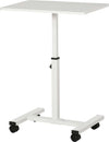 Scrivania-Tavolino-Porta-PC-con-Altezza-Regolabile-e-Ruote,-60x40x52.5-84cm,-Bianco-QP9838-136WTQP9