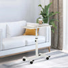 Scrivania-Tavolino-Porta-PC-con-Altezza-Regolabile-e-Ruote,-60x40x52.5-84cm,-Bianco-QP9838-136WTQP9