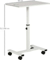 Scrivania-Tavolino-Porta-PC-con-Altezza-Regolabile-e-Ruote,-60x40x52.5-84cm,-Bianco-QP9838-136WTQP9