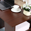 Scrivania-Ufficio-con-Cassetti-e-3-Ripiani-Reversibili-in-Legno,-120x49x72cm,-Noce-NW9836-068V01NW9
