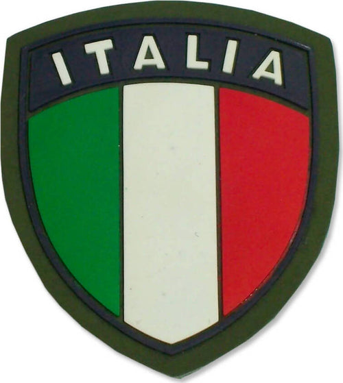 Scudetto Italia Verde In Gomma A Strapp Distintivo Plasticato Con Velcro Patch Italia Sport e tempo libero/Fan Shop/Abbigliamento/Accessori/Toppe Il Distintivo - Pesaro, Commerciovirtuoso.it