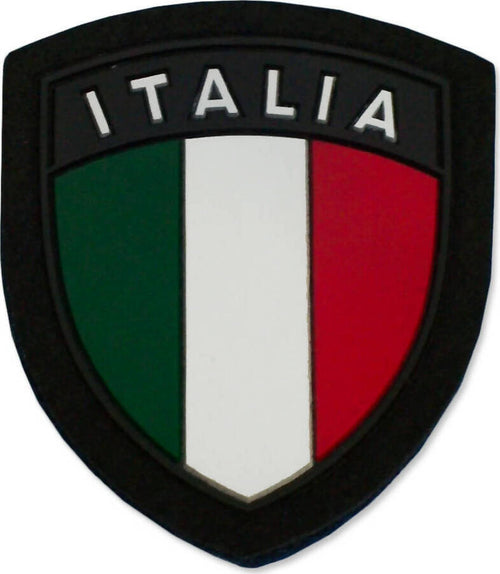 Scudetto Italia Verde In Gomma A Strapp Distintivo Plasticato Con Velcro Patch Italia Sport e tempo libero/Fan Shop/Abbigliamento/Accessori/Toppe Il Distintivo - Pesaro, Commerciovirtuoso.it