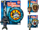 Scudo Con Spada Modello Con Leone Tigre Oppure Squalo Gioco Per Bambini Di 3+ Giochi e giocattoli/Giochi d'imitazione e accessori di travestimento/Accessori per travestimento/Armi giocattolo/Spade Trade Shop italia - Napoli, Commerciovirtuoso.it