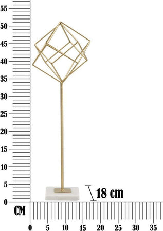 Scultura Cube Cm 16X18X52,5 Casa e cucina/Decorazioni per interni/Arte/Sculture/Statue Led Mall Home - Napoli, Commerciovirtuoso.it
