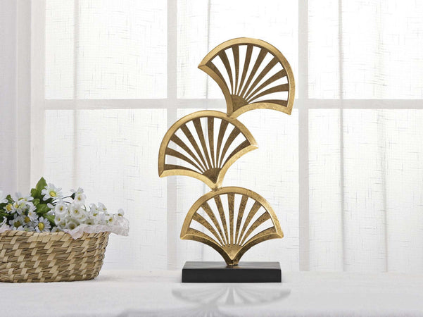 Scultura Foglia Triply Cm 23,5X10X44 Casa e cucina/Decorazioni per interni/Arte/Sculture/Statue Led Mall Home - Napoli, Commerciovirtuoso.it