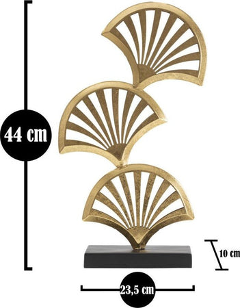 Scultura Foglia Triply Cm 23,5X10X44 Casa e cucina/Decorazioni per interni/Arte/Sculture/Statue Led Mall Home - Napoli, Commerciovirtuoso.it