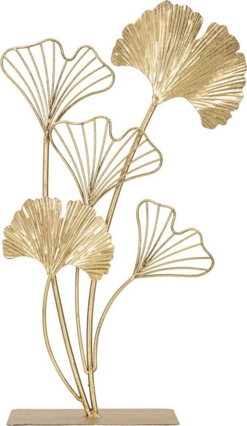 Scultura Leaf Cm 26X11,5X44,5 Casa e cucina/Decorazioni per interni/Arte/Sculture/Statue Led Mall Home - Napoli, Commerciovirtuoso.it