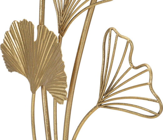 Scultura Leaf Cm 26X11,5X44,5 Casa e cucina/Decorazioni per interni/Arte/Sculture/Statue Led Mall Home - Napoli, Commerciovirtuoso.it