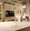Scultura Leaf Glam Cm 25X8,5X35 Casa e cucina/Decorazioni per interni/Arte/Sculture/Statue Led Mall Home - Napoli, Commerciovirtuoso.it