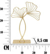 Scultura Leaf Glam Cm 25X8,5X35 Casa e cucina/Decorazioni per interni/Arte/Sculture/Statue Led Mall Home - Napoli, Commerciovirtuoso.it