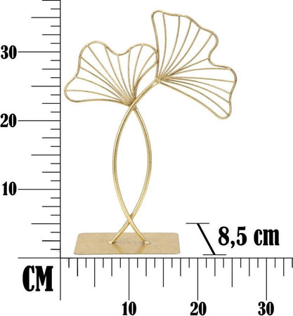 Scultura Leaf Glam Cm 25X8,5X35 Casa e cucina/Decorazioni per interni/Arte/Sculture/Statue Led Mall Home - Napoli, Commerciovirtuoso.it
