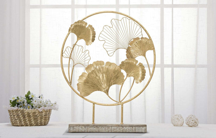 Scultura Little Leaf Cm 50X12,5X64 Casa e cucina/Decorazioni per interni/Arte/Sculture/Statue Led Mall Home - Napoli, Commerciovirtuoso.it