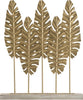 Scultura Long Leaf Cm 47X10X57,5 Casa e cucina/Decorazioni per interni/Arte/Sculture/Statue Led Mall Home - Napoli, Commerciovirtuoso.it